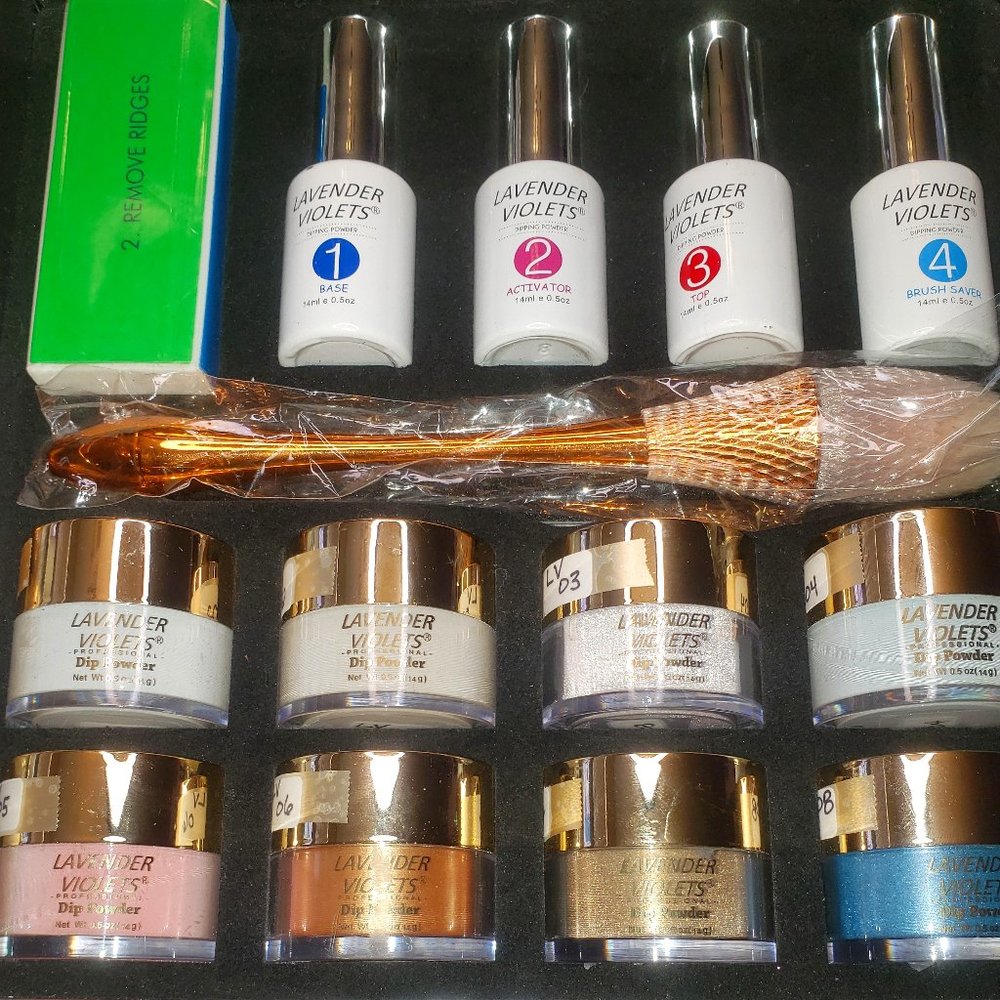 Lavender Violets 8 Color Dip Powder Starter Kit